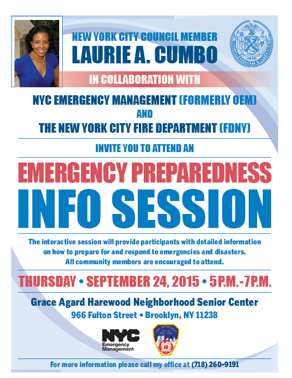Emergency Preparedness Info Session